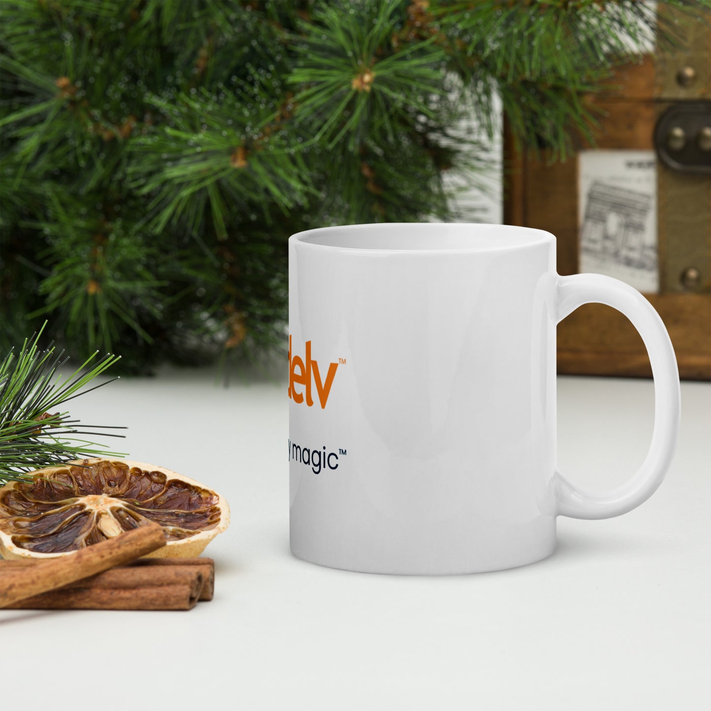 Udelv White Glossy Mug