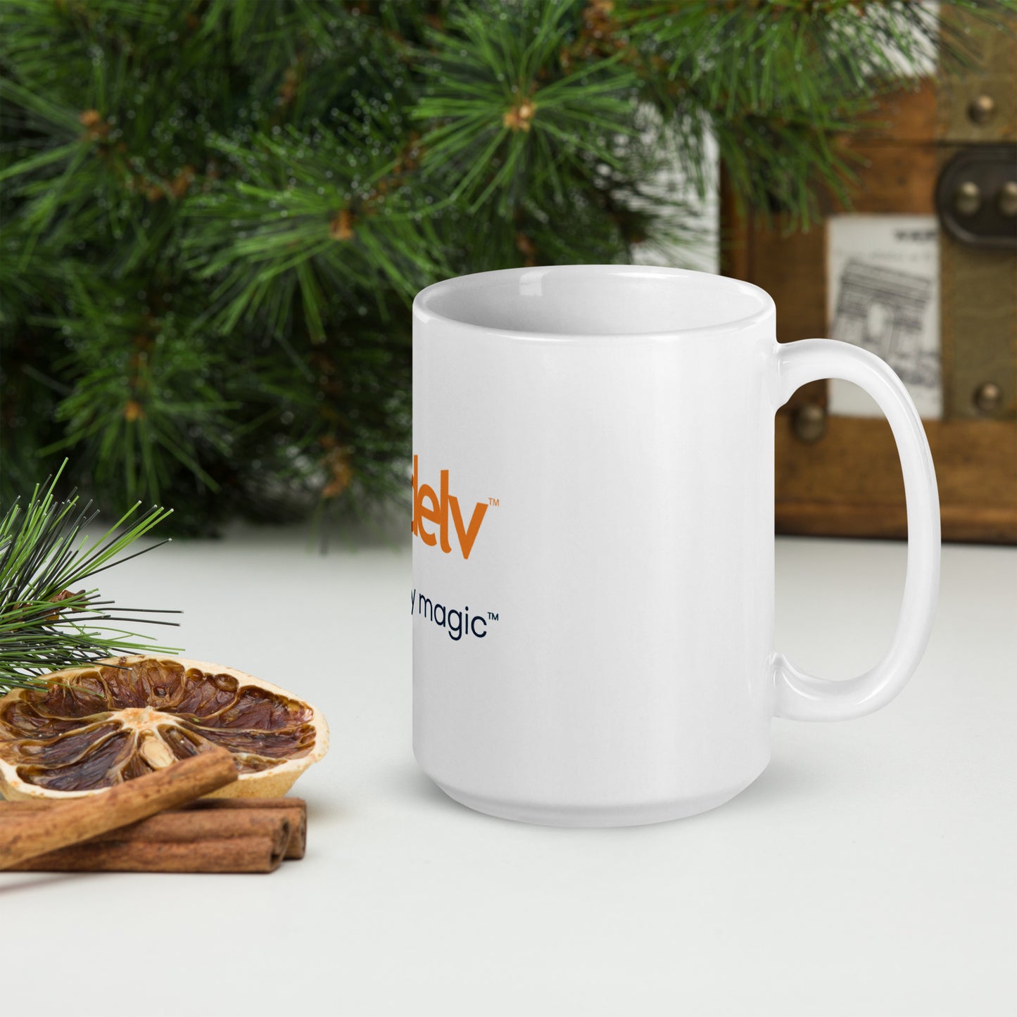 Udelv White Glossy Mug
