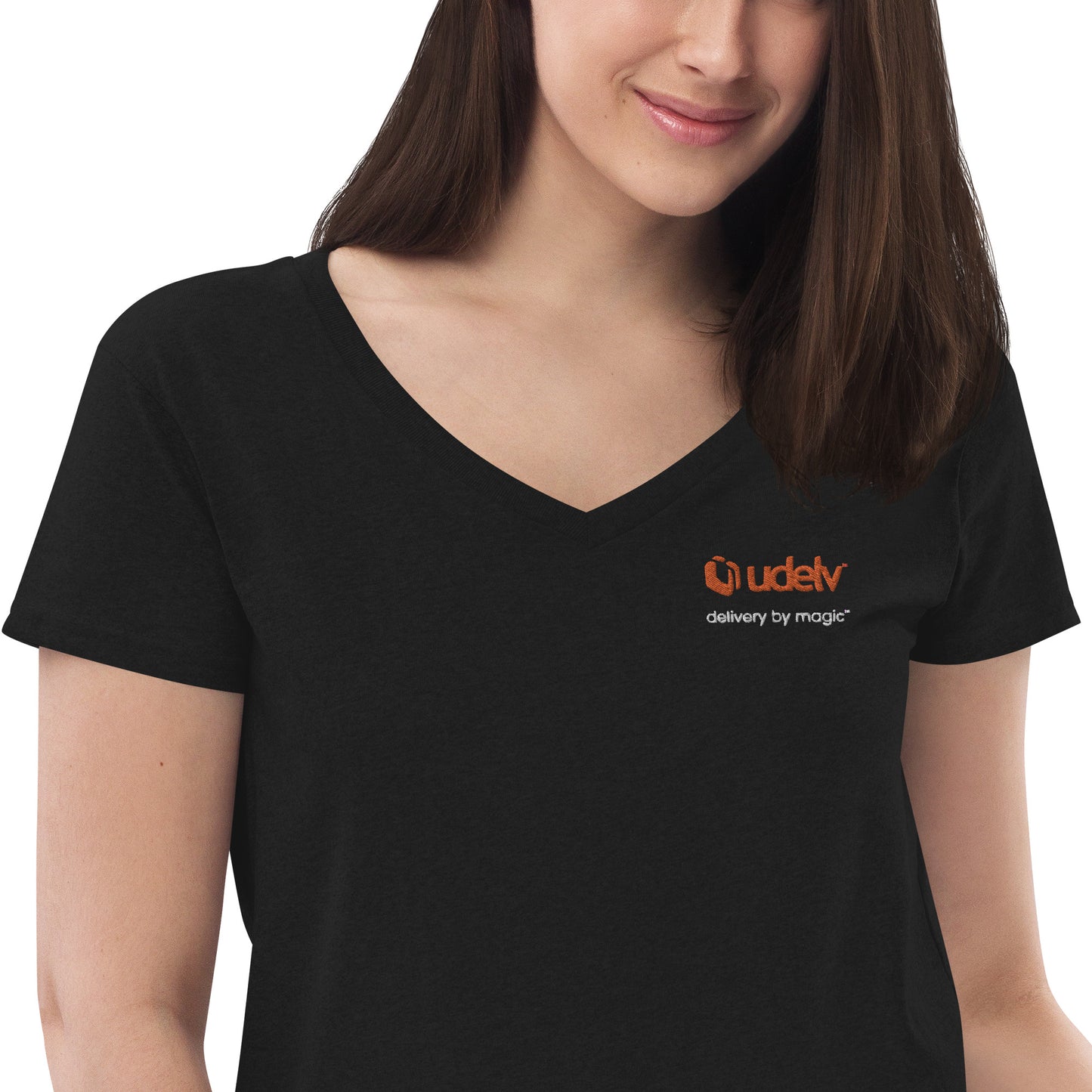 Udelv Women’s V-neck T-shirt