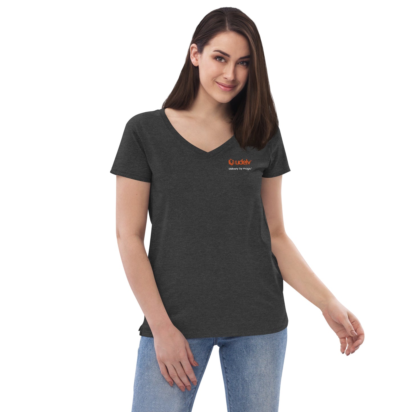 Udelv Women’s V-neck T-shirt
