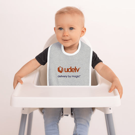 Udelv Embroidered Baby Bib