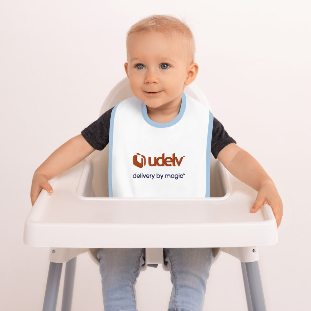 Udelv Embroidered Baby Bib