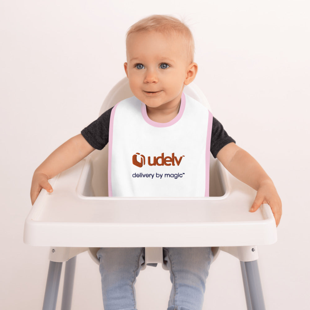 Udelv Embroidered Baby Bib