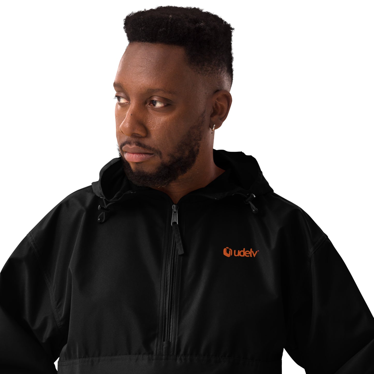 Udelv Embroidered Champion Packable Jacket