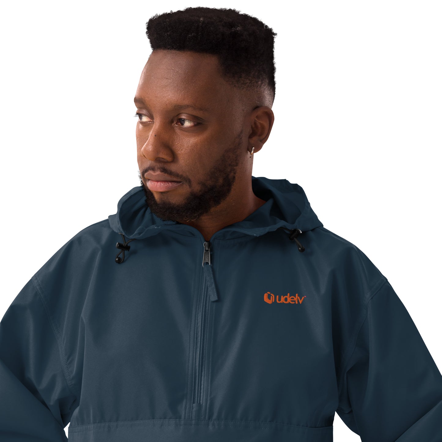 Udelv Embroidered Champion Packable Jacket