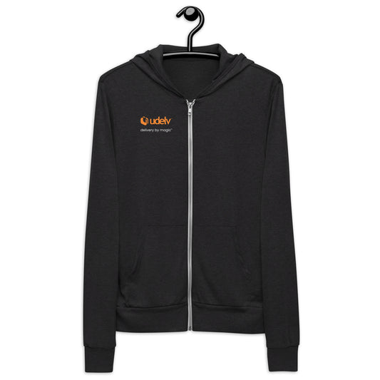 Udelv Unisex Zip Hoodie