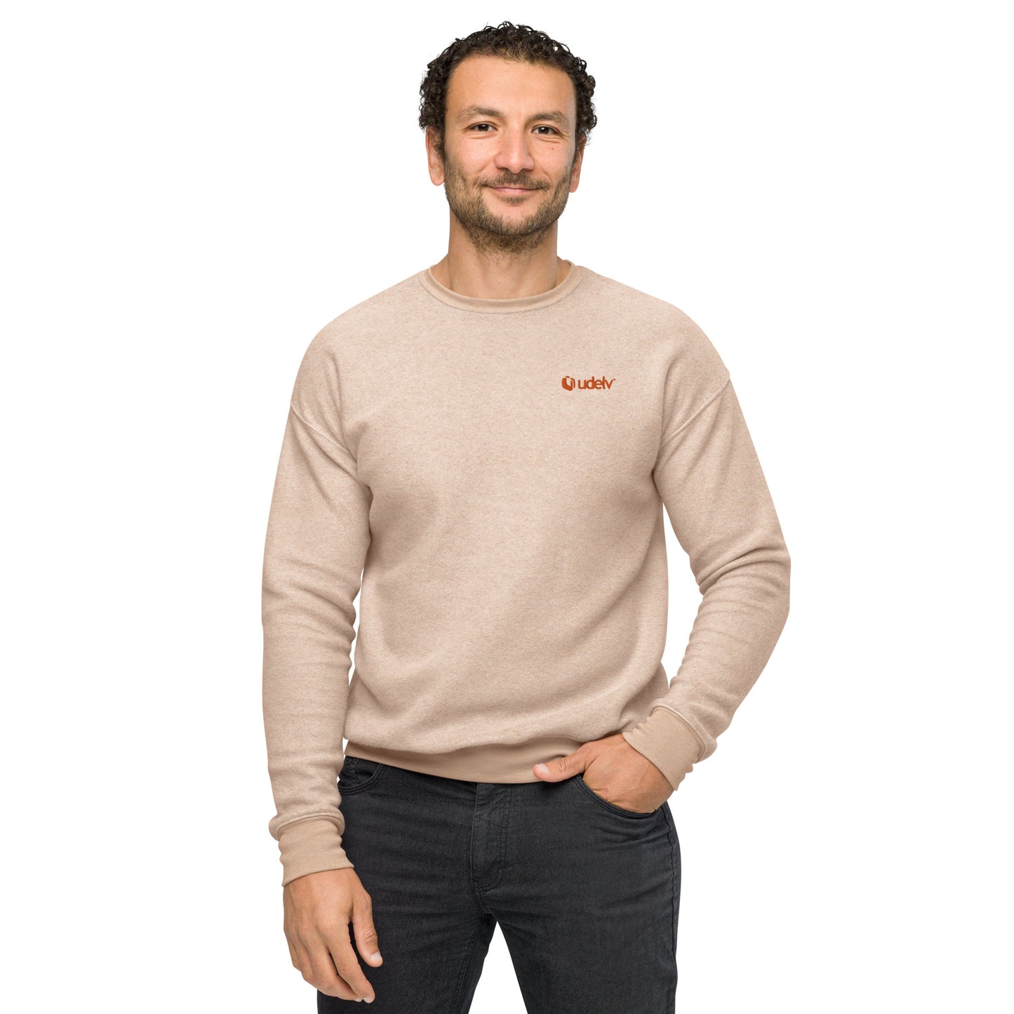 Udelv Unisex Sueded Fleece Sweatshirt