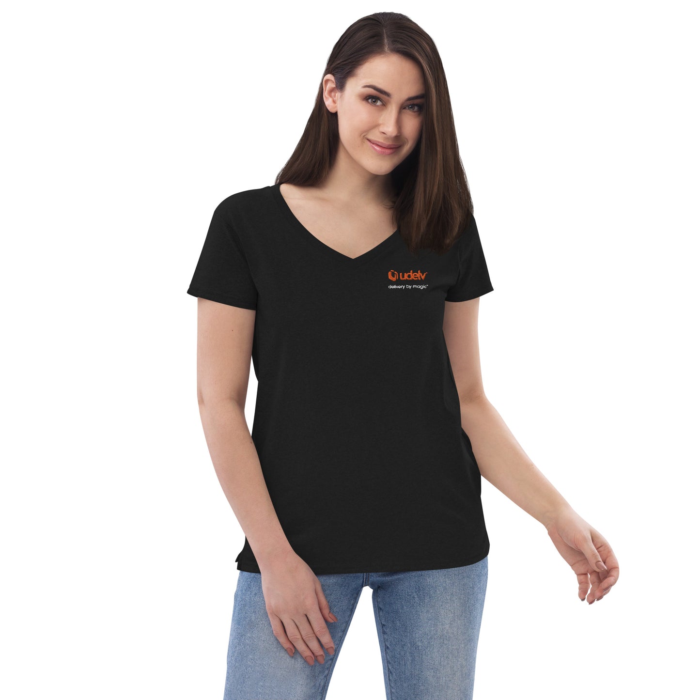 Udelv Women’s V-neck T-shirt